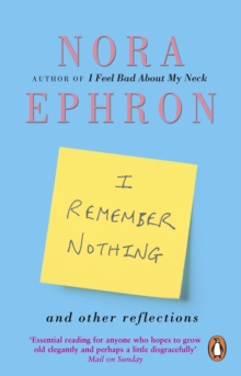 Image for I remember nothing and other reflections