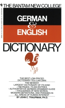 Image for The Bantam New College German & English Dictionary