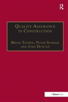 Image for Quality Assurance in Construction