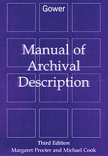 Image for Manual of archival description