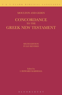 Image for A Concordance to the Greek New Testament
