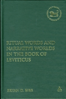 Image for Ritual words and narrative worlds in the book of Leviticus
