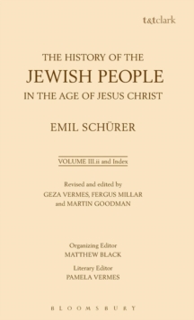 Image for The History of the Jewish People in the Age of Jesus Christ: Volume 3.ii and Index