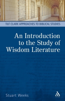 Introduction to the Study of Wisdom Literature