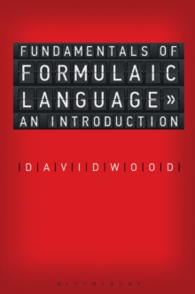 Image for Fundamentals of Formulaic Language: An Introduction
