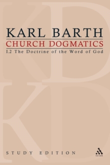 Image for Church dogmatics study edition 6I.2: The doctrine of the word of God