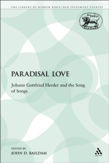 Image for Paradisal Love: Johann Gottfried Herder and the Song of Songs
