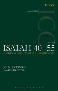 Image for A critical and exegetical commentary on Isaiah 40-55