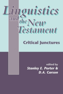Image for Linguistics and the New Testament: critical junctures