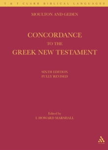 Image for Concordance to the Greek New Testament