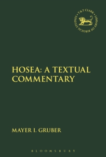 Image for Hosea: a textual commentary