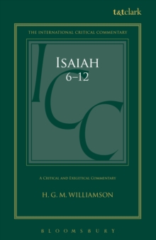 Image for Isaiah 6-12  : a critical and exegetical commentary