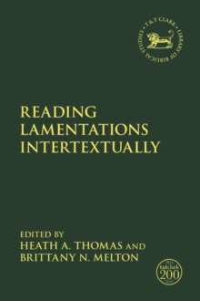 Image for Reading lamentations intertextually