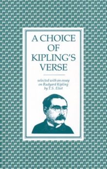 Image for A Choice of Kipling's Verse