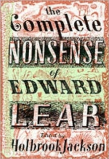 Image for The Complete Nonsense of Edward Lear