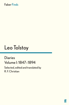 Image for Tolstoy's Diaries Volume 1: 1847-1894