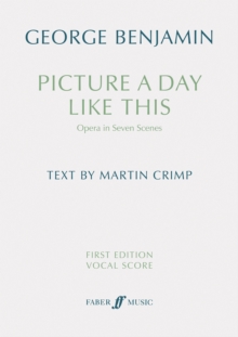 Image for Picture a day like this (First Edition Vocal Score)