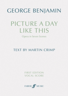 Picture a day like this (First Edition Vocal Score)