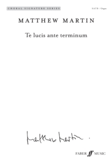 Image for Te lucis ante terminum