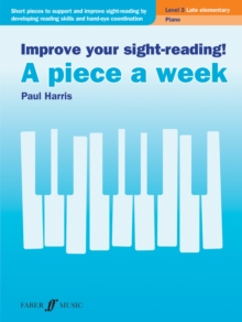 Image for Improve Your Sight-Reading! A Piece a Week Piano Level 3