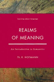 Image for Realms of Meaning : An Introduction to Semantics