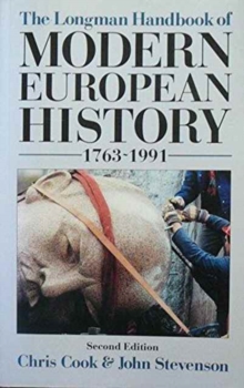 Image for Longman Handbook of Modern European History, 1763-1991