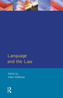 Image for Language and the Law