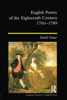 English Poetry of the Eighteenth Century, 1700-1789