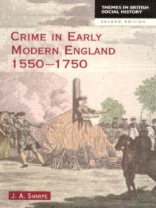 Image for Crime in early modern England, 1550-1750