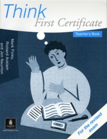 Image for Think First Certificate Teacher's Book New Edition