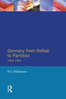 Image for Germany from defeat to partition, 1945-1963