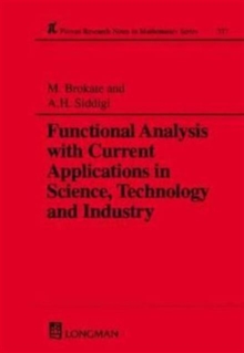 Image for Functional analysis with current applications in science, technology and industry