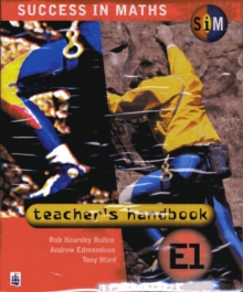 Image for Success in maths: Teacher's handbook E1