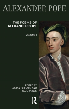 Image for The Poems of Alexander Pope: Volume One