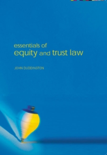 Image for Essentials of equity and trusts law