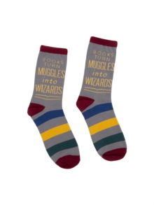 Books Turn Muggles into Wizards Socks – Large