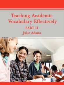 Image for Teaching Academic Vocabulary Effectively