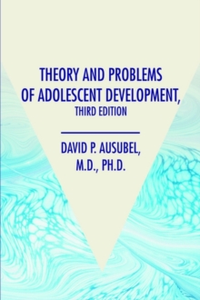 Image for Theory and Problems of Adolescent Development, Third Edition