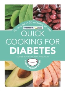 Image for Quick cooking for diabetes  : 70 recipes in 30 minutes or less