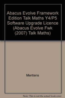 Image for Abacus Evolve Framework Edition Talk Maths Y4/P5 Software Upgrade Licence