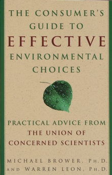 Image for The Consumer's Guide To Effective Environmental Choices