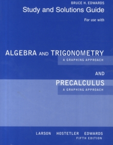 Image for Student Solutions Manual for Larson/Hostetler/Edwards' Algebra and Trigonometry: A Graphing Approach and Precalculus: A Graphing Approach