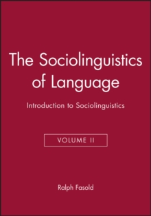 Sociolinguistics of Language