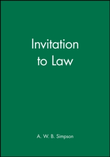 Image for Invitation to Law