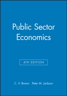 Image for Public Sector Economics