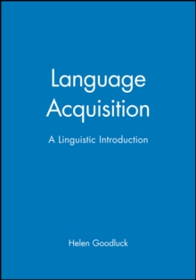 Image for Language Acquisition : A Linguistic Introduction