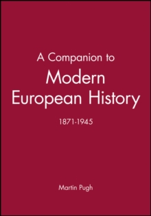 Image for A Companion to Modern European History