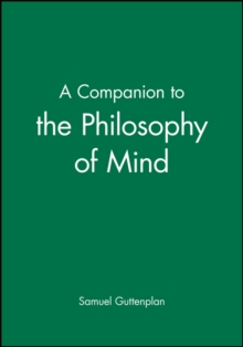 Image for A companion to the philosophy of mind