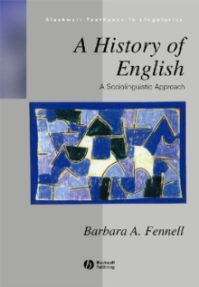 Image for A history of English  : a sociolinguistic approach