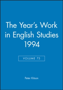 Image for The Year's Work in English Studies 1994, Volume 75